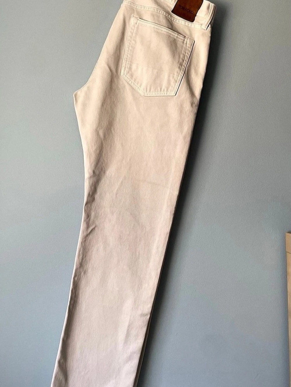 Tom Ford Selvedge Slim-Fit Jeans Selvedge Jeans in White Waist 36 Like New